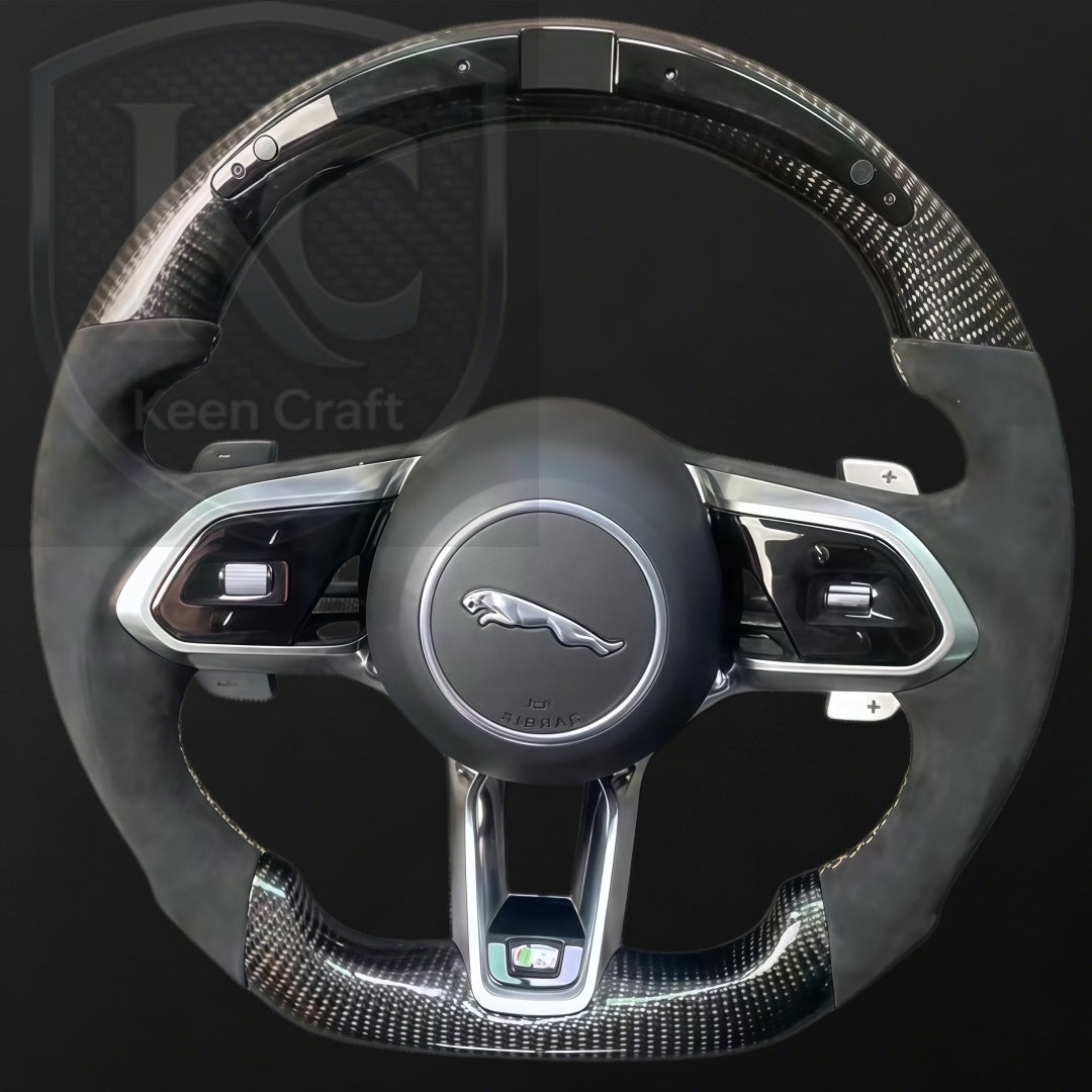 Jaguar XF 2021-2024 Carbon Fiber Steering Wheel | Keen Craft