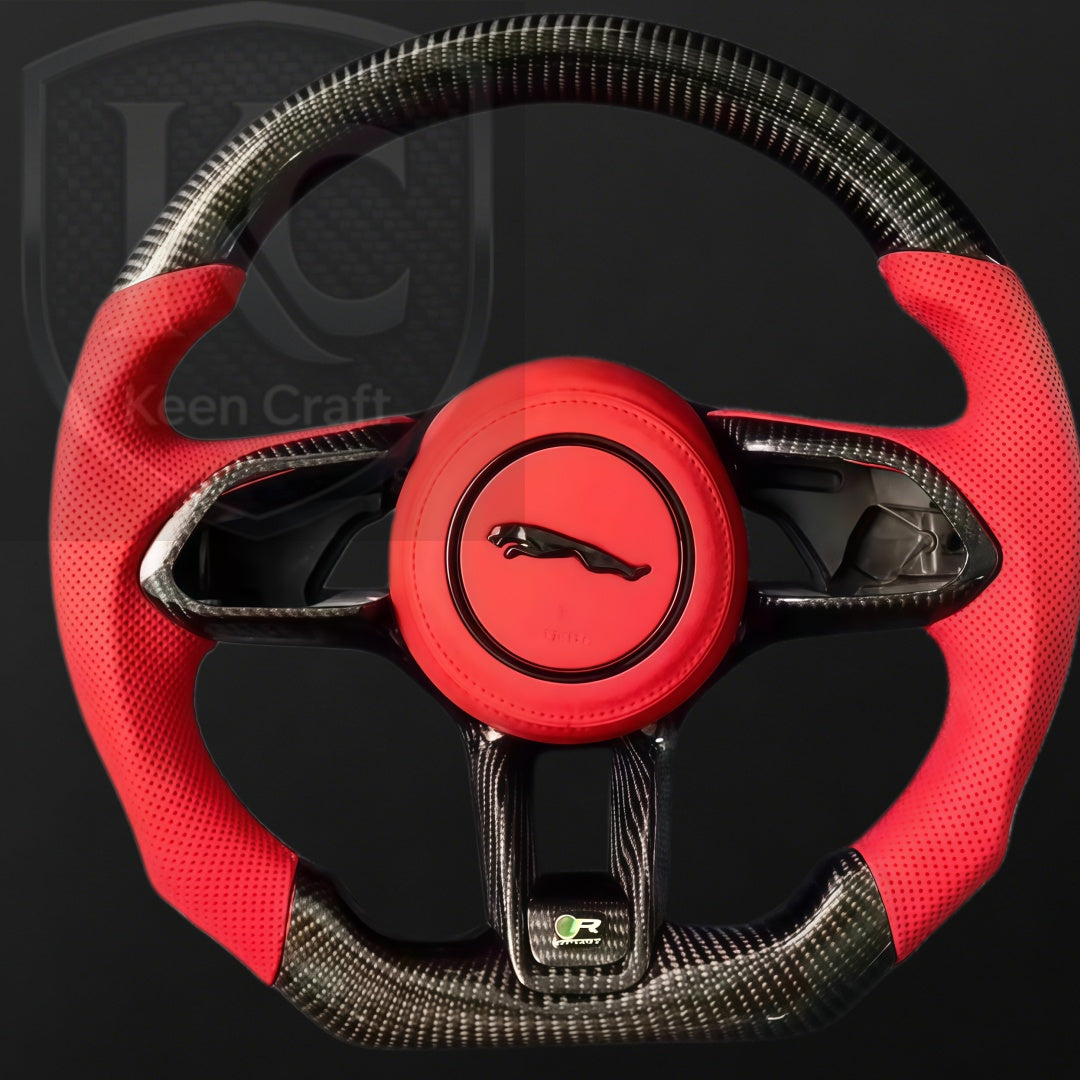 Jaguar XF 2021-2024 Carbon Fiber Steering Wheel | Keen Craft