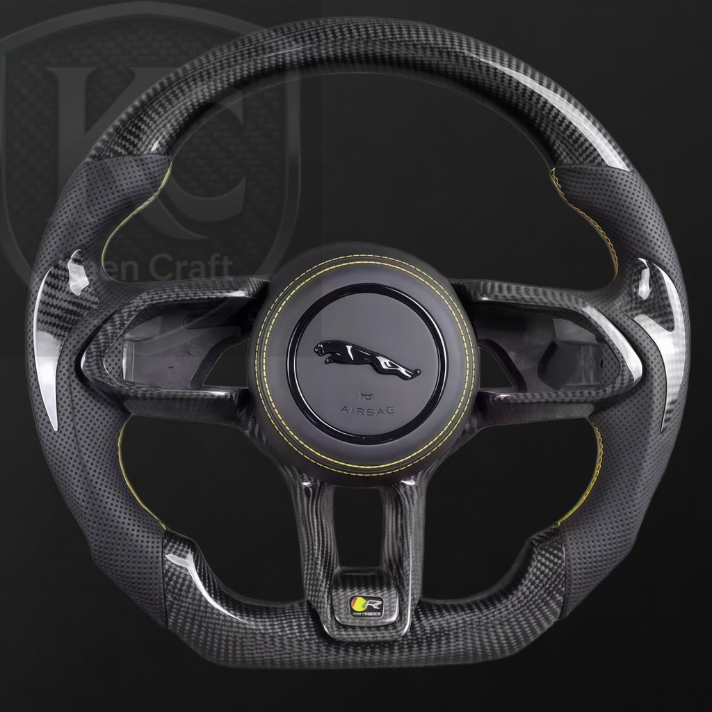 Jaguar E-Pace F-PACE 2021-2026 Carbon Fiber Steering Wheel | Keen Craft