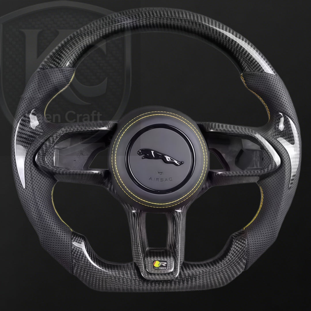 Jaguar XF 2021-2024 Carbon Fiber Steering Wheel | Keen Craft