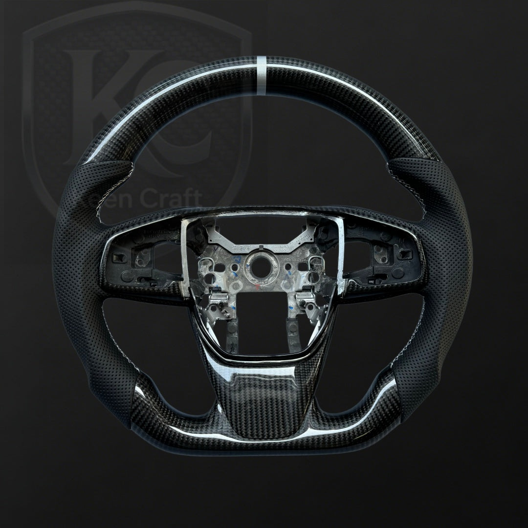 Honda CRV 2017-2018 Custom Carbon Fiber Steering Wheel | Keen Craft