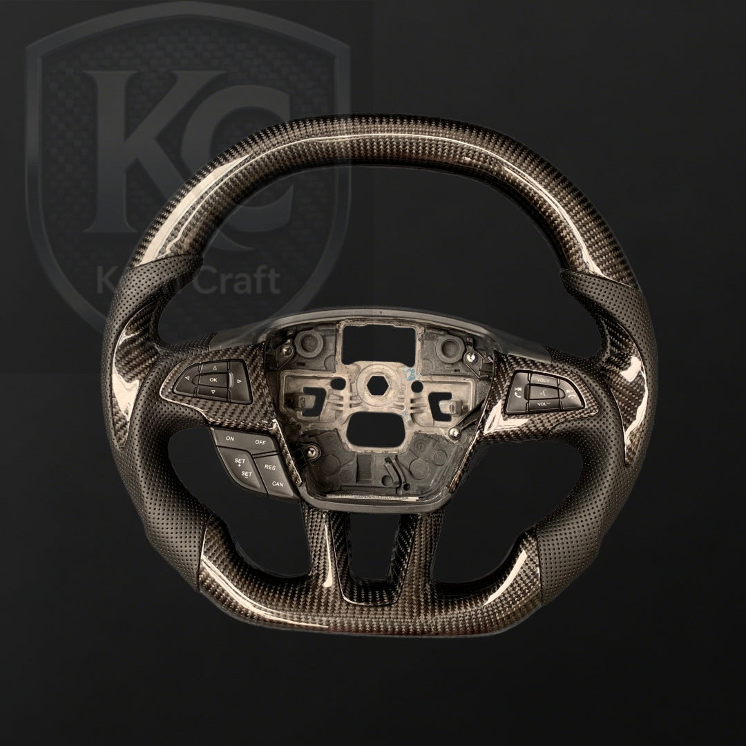 Ford 2015-2018 Focus Mk3 RS/ST Carbon Fiber Steering Wheel | Keen Craft