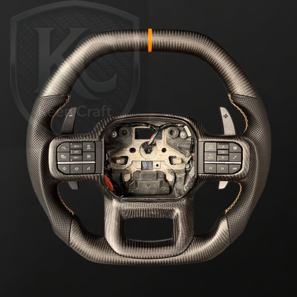 Ford 2021-2026 F150 / Raptor Carbon Fiber Steering Wheel | Keen Craft