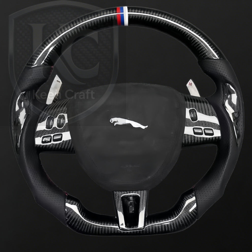 Jaguar XF 2007-2015 Carbon Fiber Steering Wheel | Keen Craft