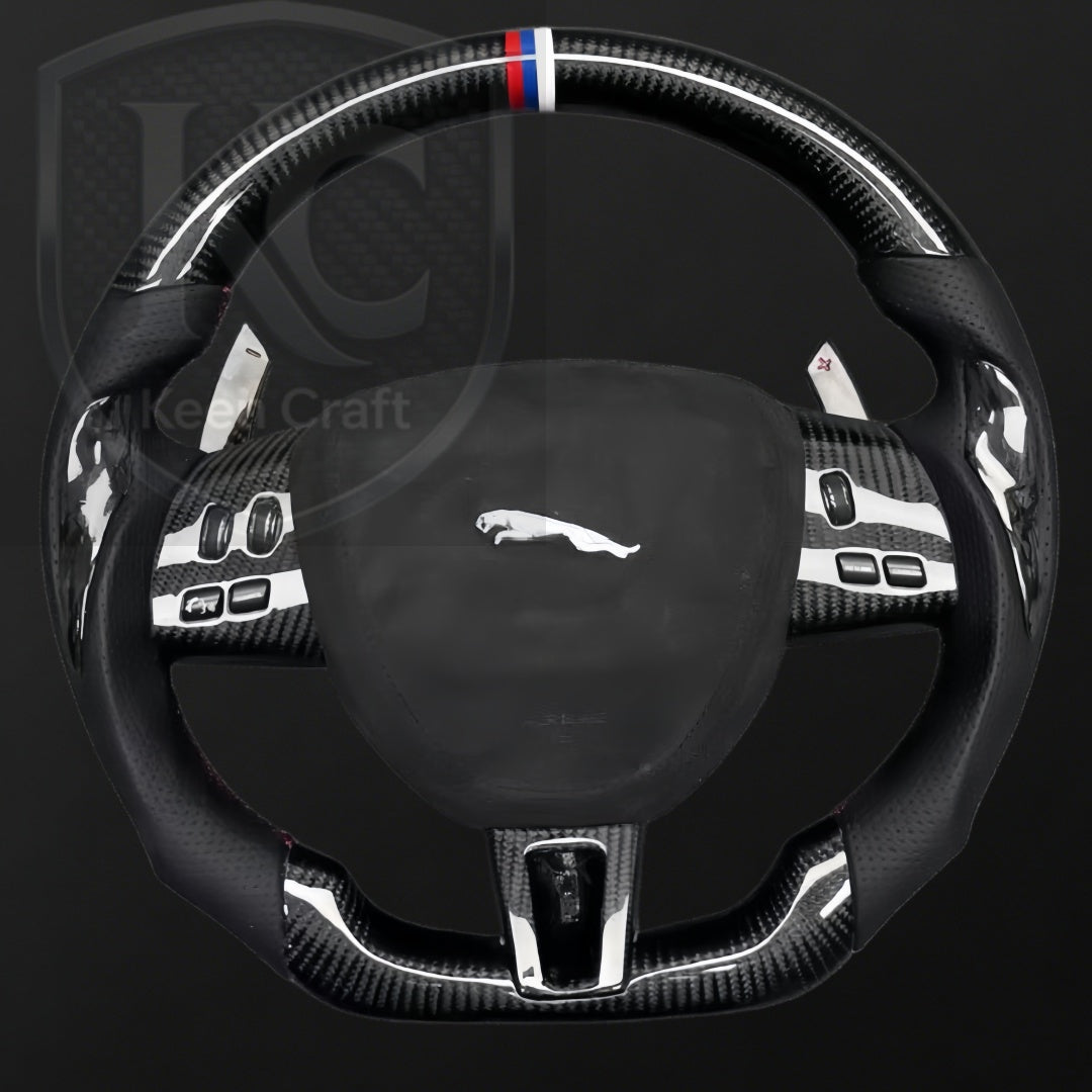 Jaguar XF 2007-2015 Carbon Fiber Steering Wheel | Keen Craft