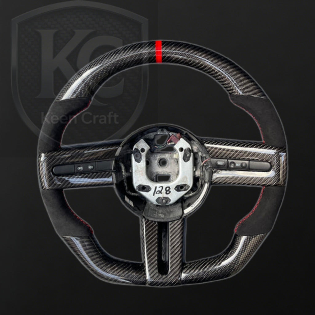 Ford 2005-2009 Mustang Carbon Fiber Steering Wheel | Keen Craft