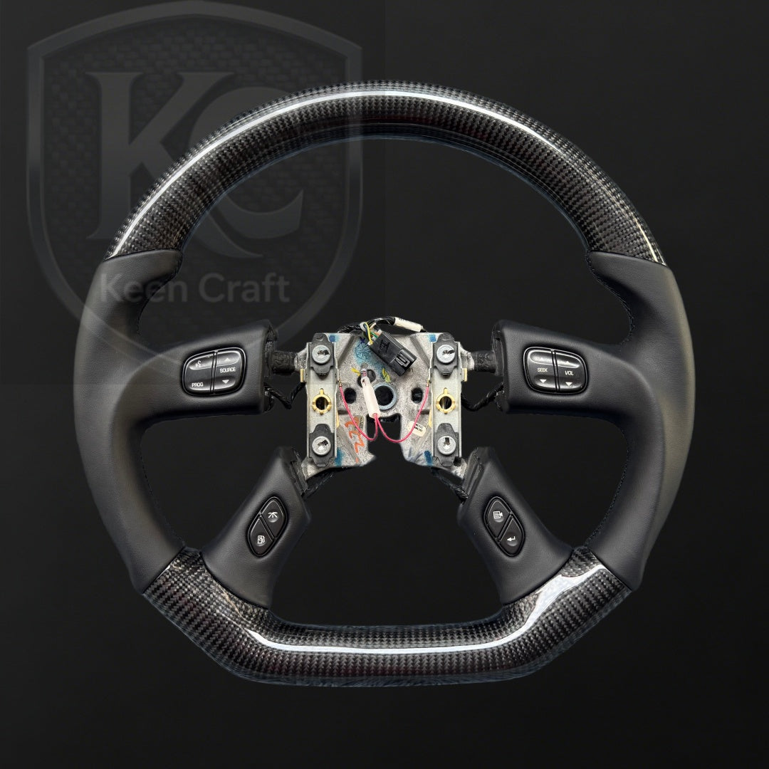 Chevrolet 2003-2006 Silverado Carbon Fiber Steering Wheel | Keen Craft