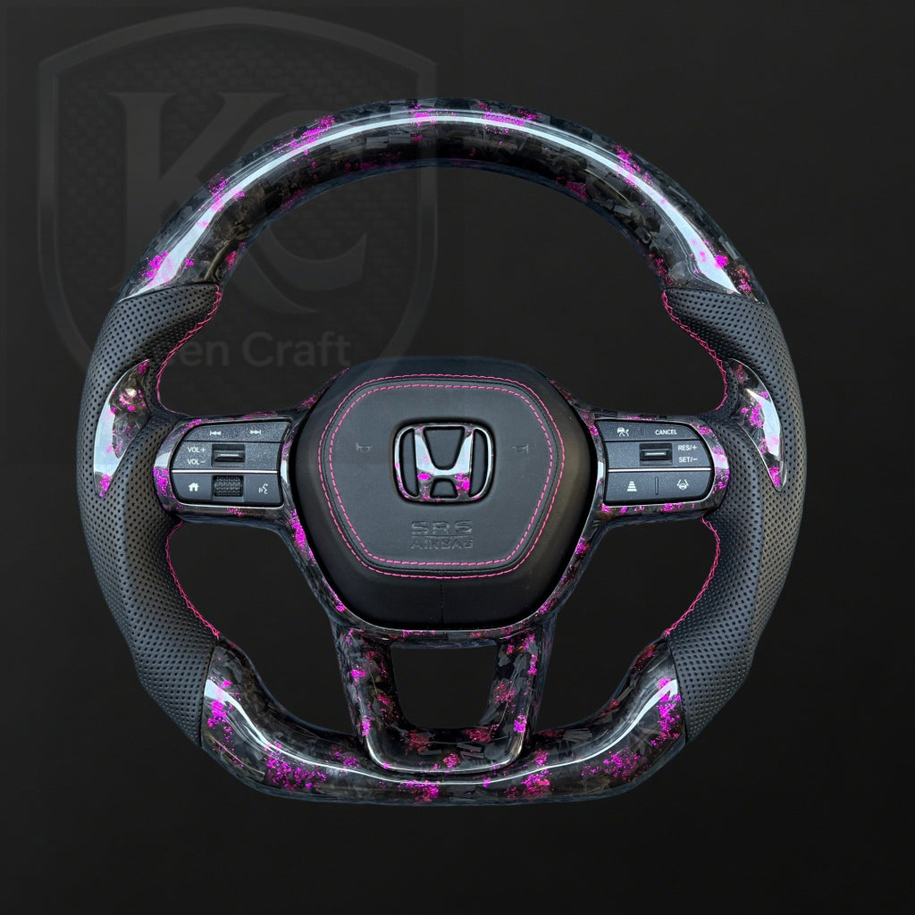Honda 2023-2026 Accord Carbon Fiber Steering Wheel  | Keen Craft