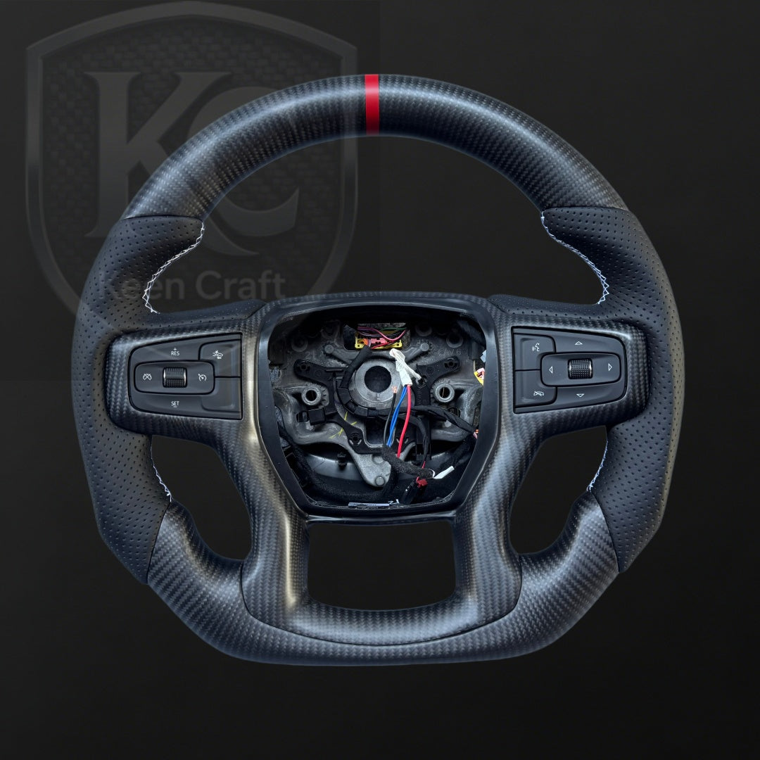 Chevrolet 2019 -2026 Silverado /GMC Sierra Carbon Fiber Steering Wheel | Keen Craft