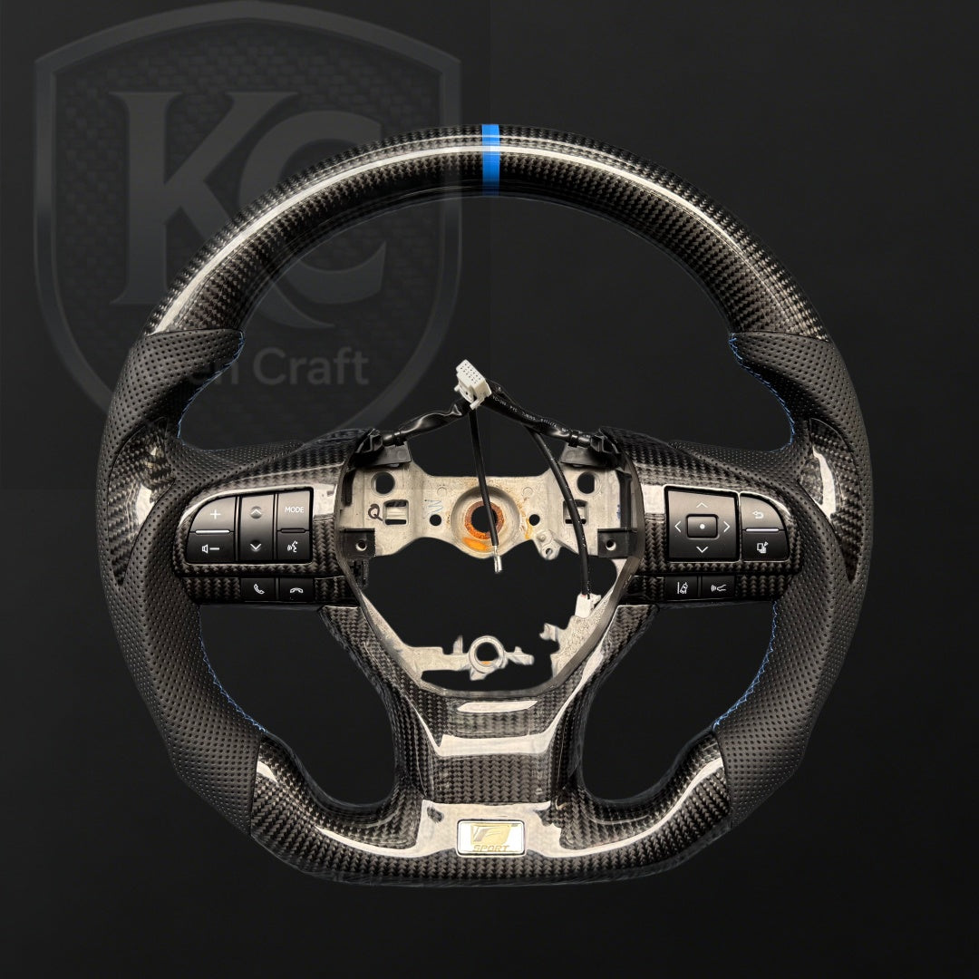 Lexus 2016-2022 RX350 450h / ES350 ES300/ GS350 GS450 / LX570 / GX460 / GS300 GS200T Carbon Fiber Steering Wheel | Keen Craft