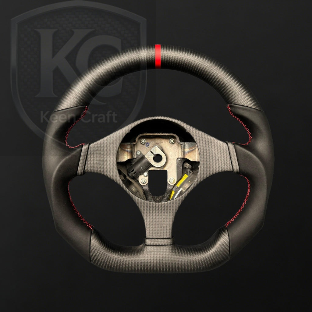 Mitsubishi 2001-2007 Evo 7 8 9 Carbon Fiber Steering Wheel | Keen Craft