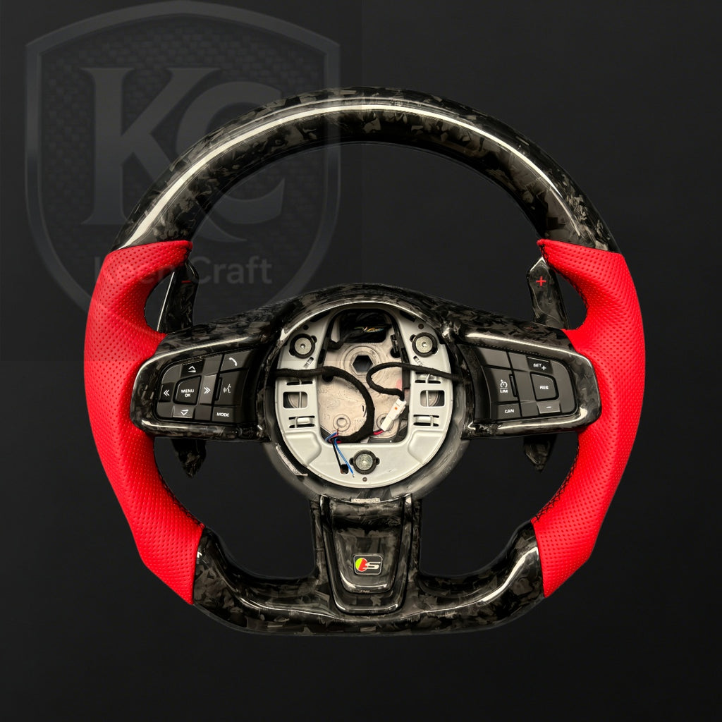 Jaguar F-PACE 2017-2020 Carbon Fiber Steering Wheel | Keen Craft