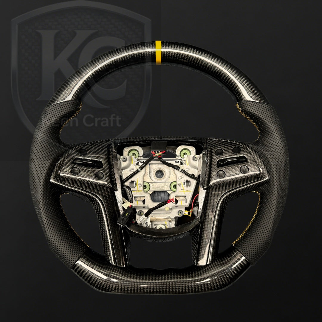 Cadillac 2015-2020 Escalade / 2013-2019 XTS / 2014-2016 SRX Carbon Fiber Steering Wheel | Keen Craft