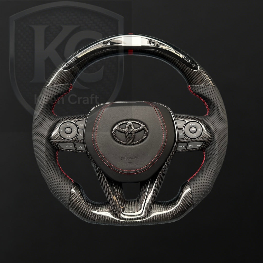 Toyota 2019-2026 Corolla Hatchback RAV4 Carbon Fiber Steering Wheel | Keen Craft