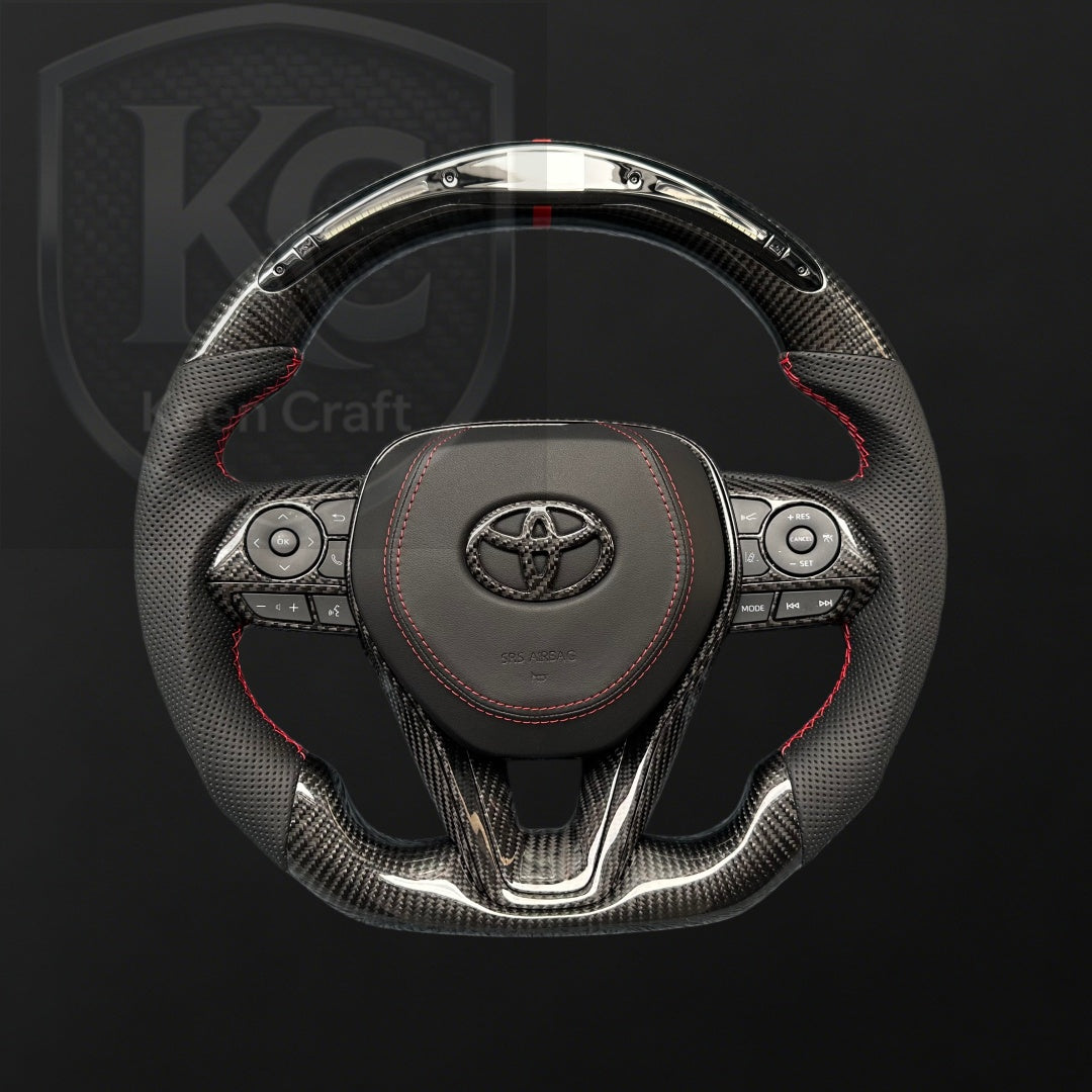 Toyota 2019-2026 Corolla Hatchback RAV4 Carbon Fiber Steering Wheel | Keen Craft