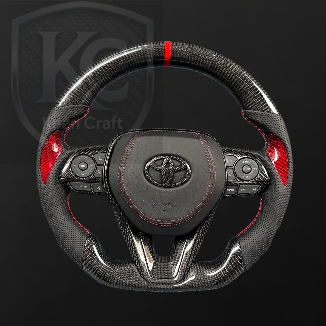 Toyota 2019-2026 Corolla Hatchback RAV4 Carbon Fiber Steering Wheel | Keen Craft