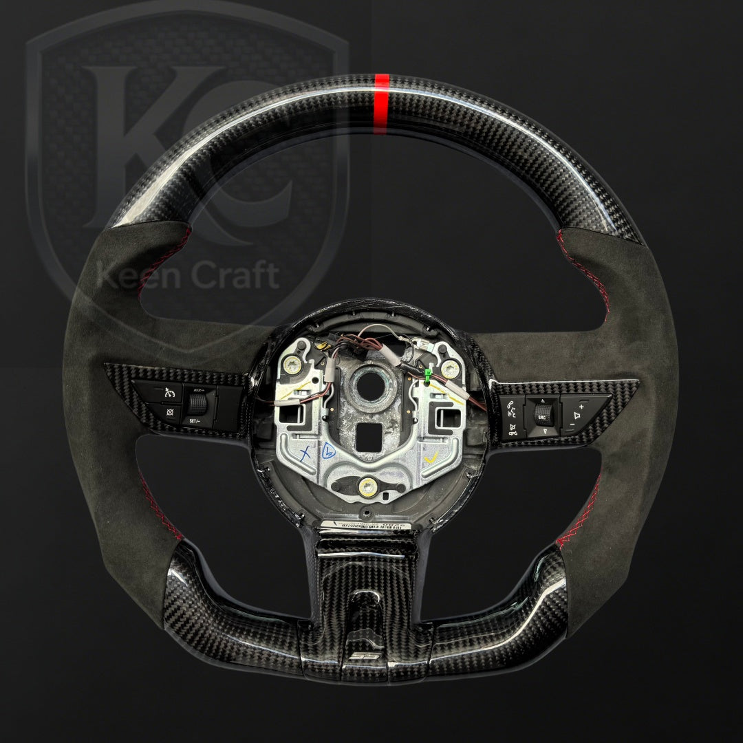 Chevrolet 2010-2011 Camaro Carbon Fiber Steering Wheel | Keen Craft