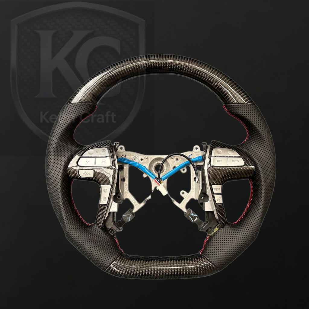 Toyota 2006-2012 Camry/2012-2014 Vigo Carbon Fiber Steering Wheel | Keen Craft