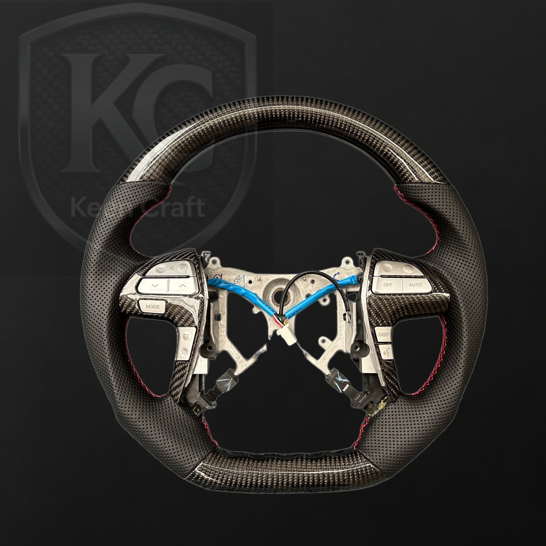 Toyota 2006-2012 Camry/2012-2014 Vigo Carbon Fiber Steering Wheel | Keen Craft