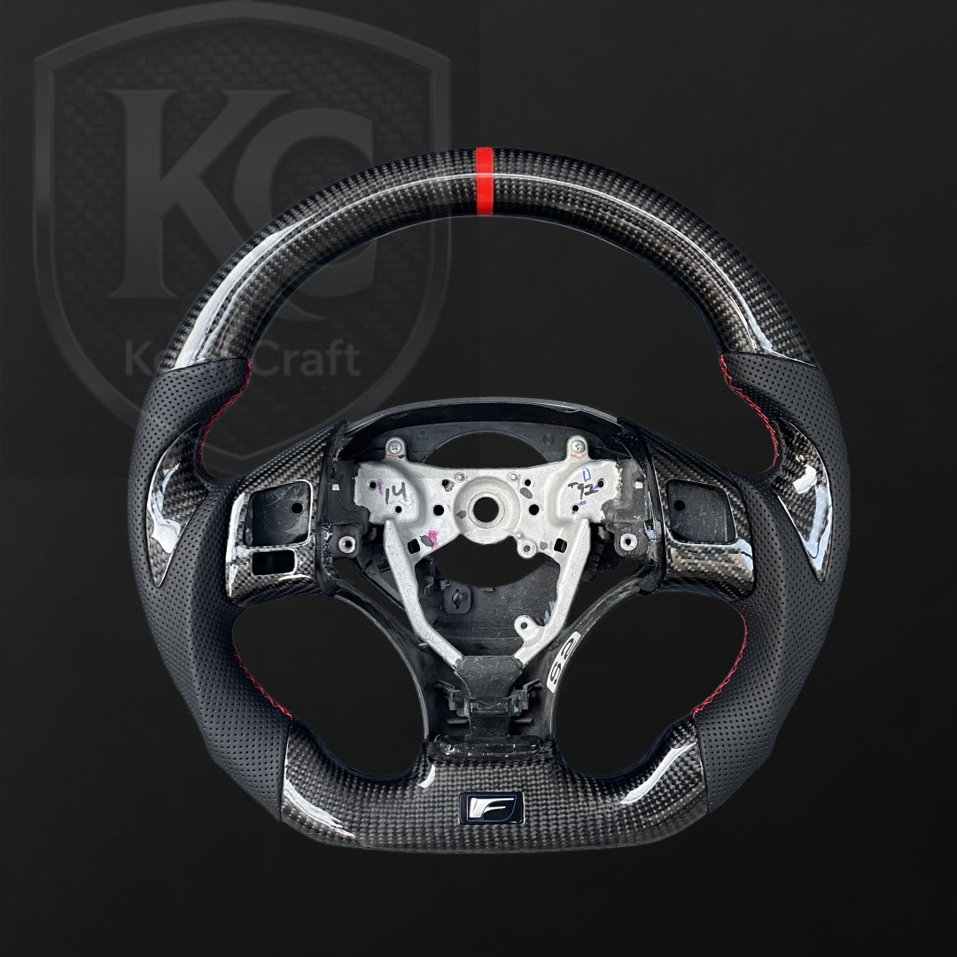 Lexus 2006-2013 IS250 IS350 ISF Carbon Fiber Steering Wheel | Keen Craft