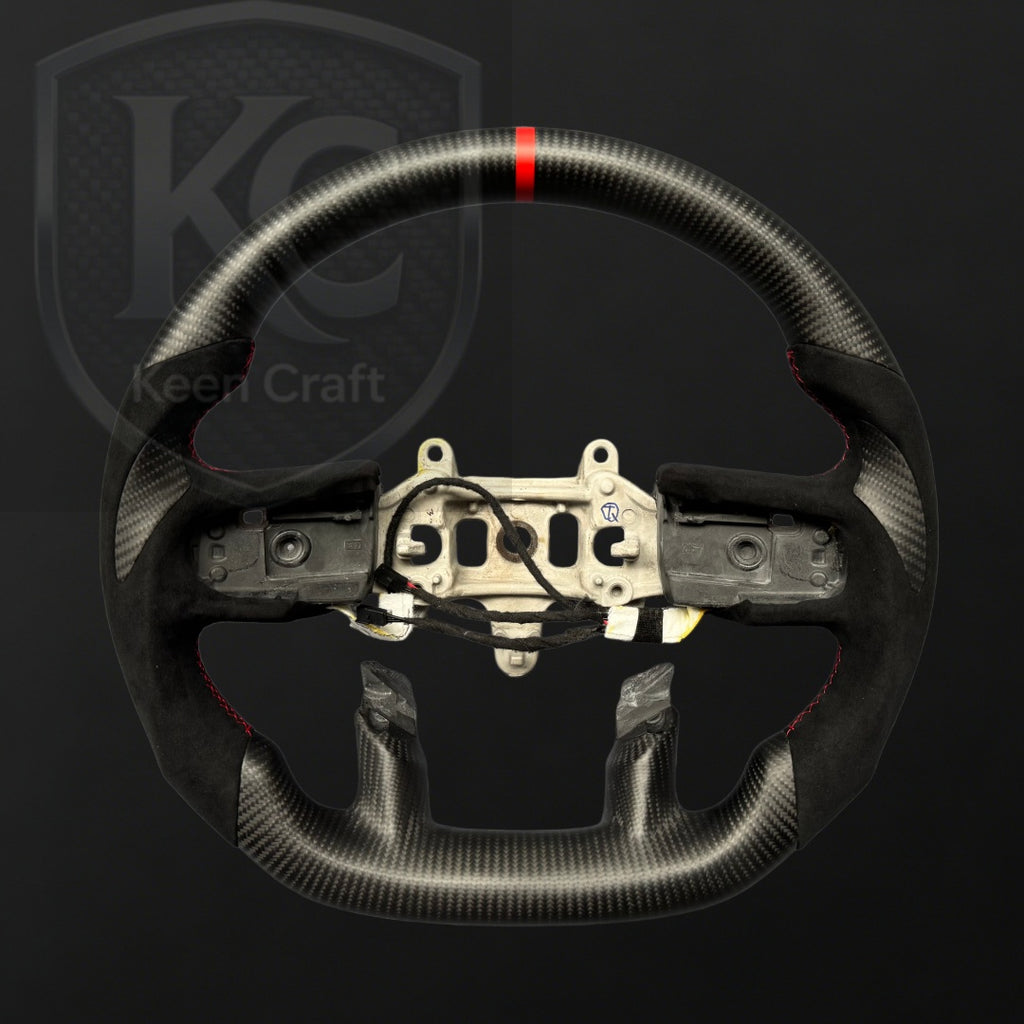 Ram 2019-2023 1500 2500 3500  Carbon Fiber Steering Wheel | Keen Craft