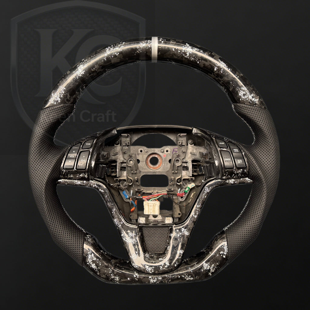 Custom Honda 2007-2011 CRV Carbon Fiber Steering Wheel | Keen Craft