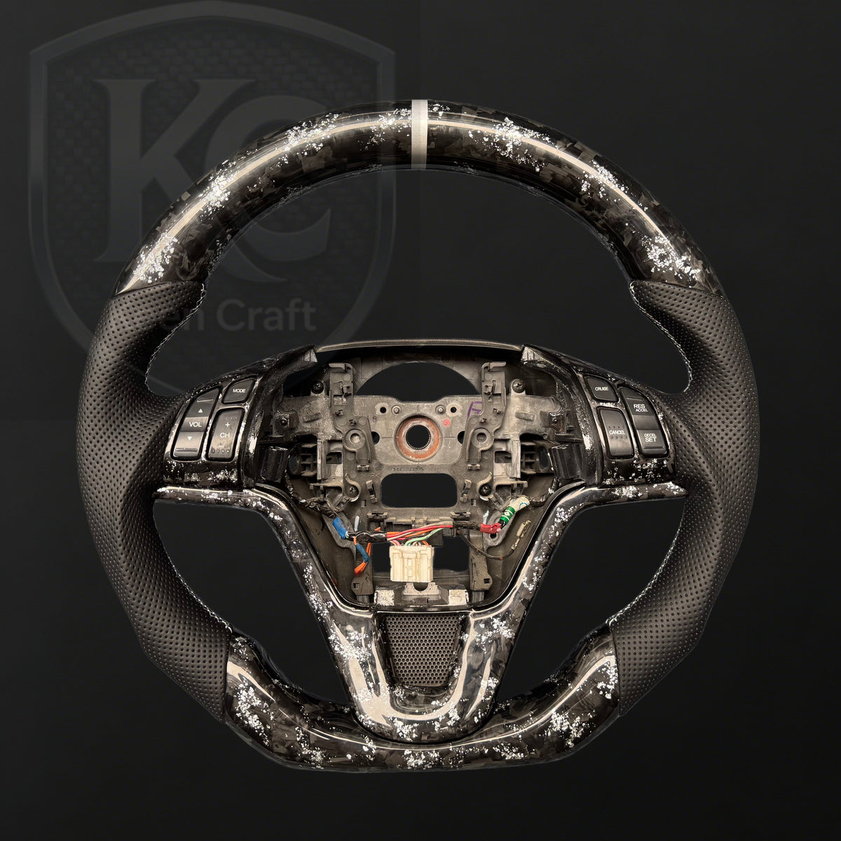 Custom Honda 2007-2011 CRV Carbon Fiber Steering Wheel | Keen Craft