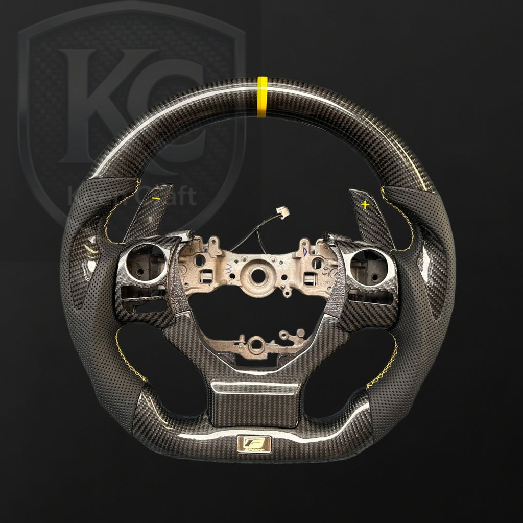 Lexus 2014-2026 IS CT200h NX RC RCF Carbon Fiber Steering Wheel | Keen Craft