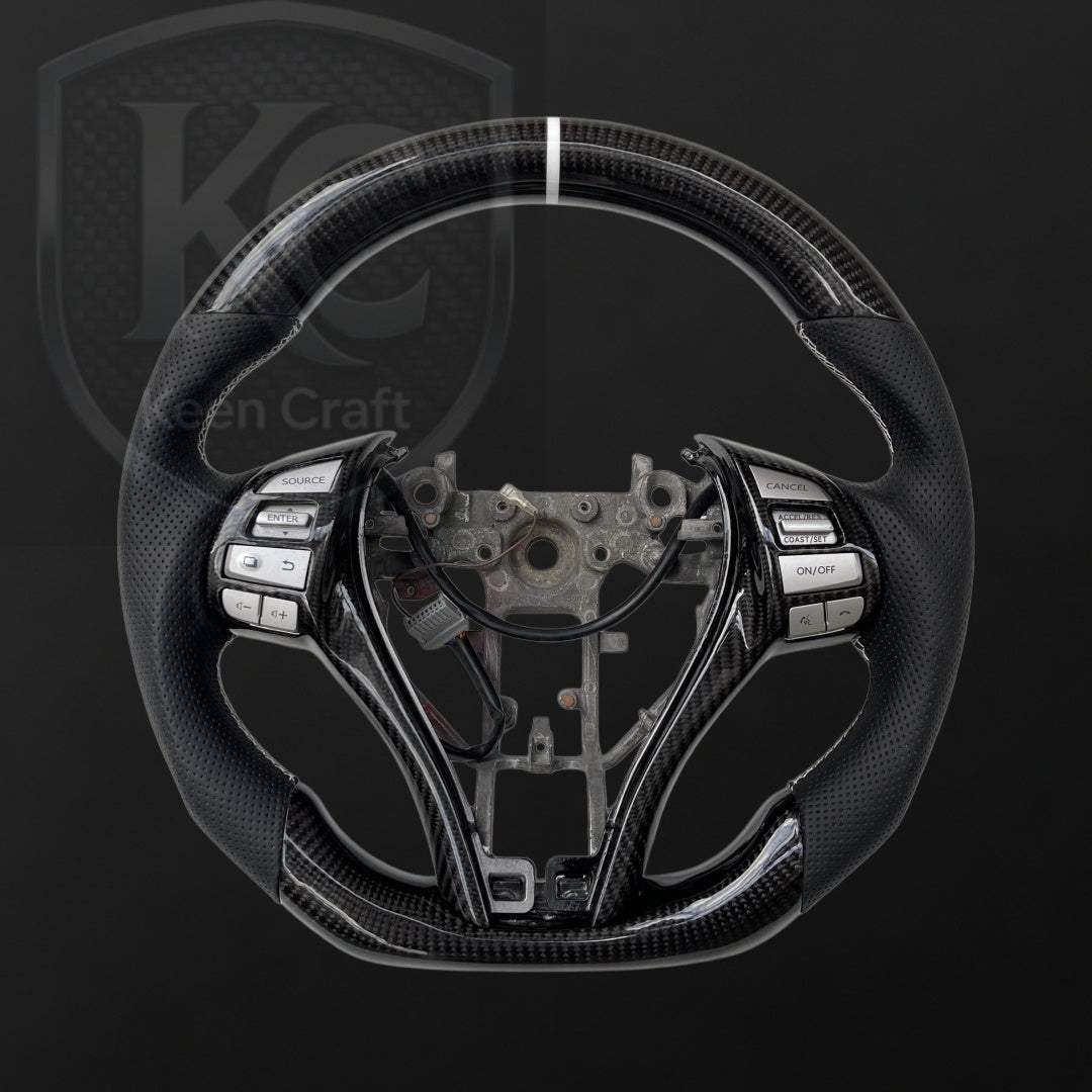 Nissan 2014-2018 Rogue Carbon Fiber Steering Wheel | Keen Craft