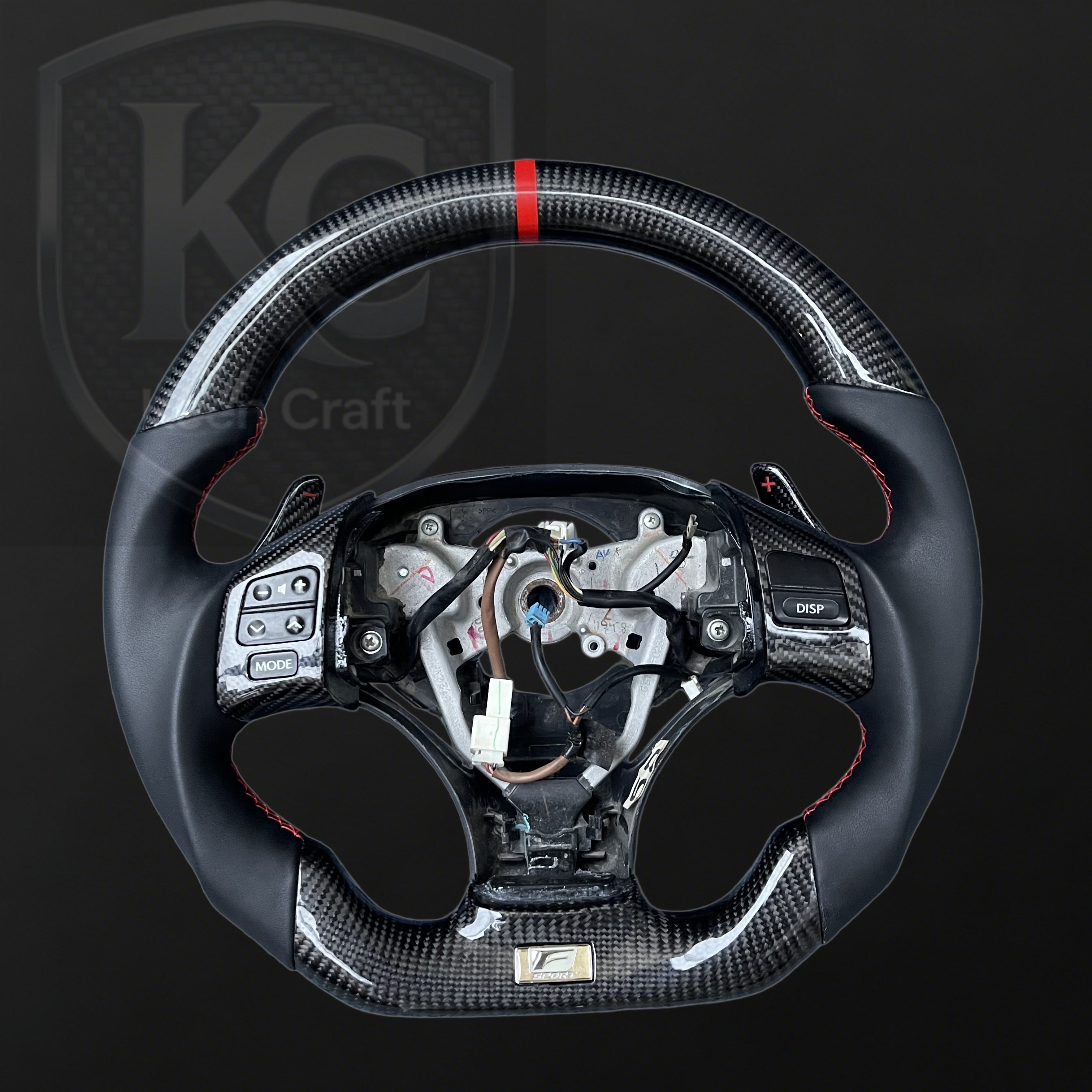 Lexus 2006-2013 IS250 IS350 ISF Carbon Fiber Steering Wheel | Keen Craft