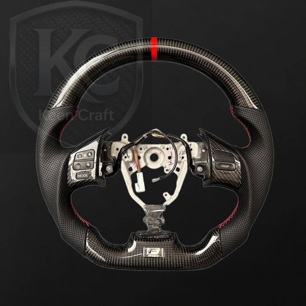 Lexus 2006-2013 IS250 IS350 ISF Carbon Fiber Steering Wheel | Keen Craft