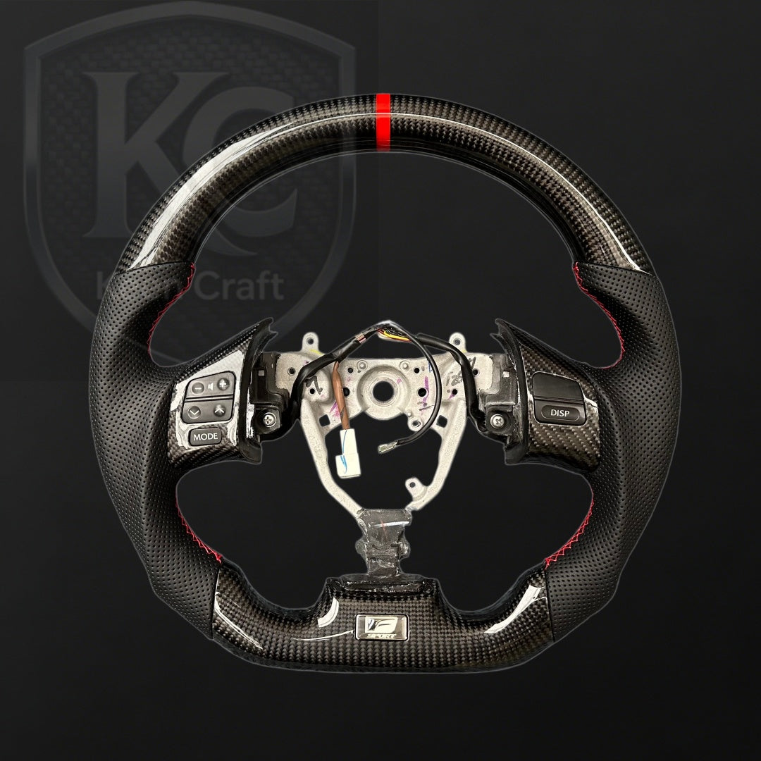 Lexus 2006-2013 IS250 IS350 ISF Carbon Fiber Steering Wheel | Keen Craft