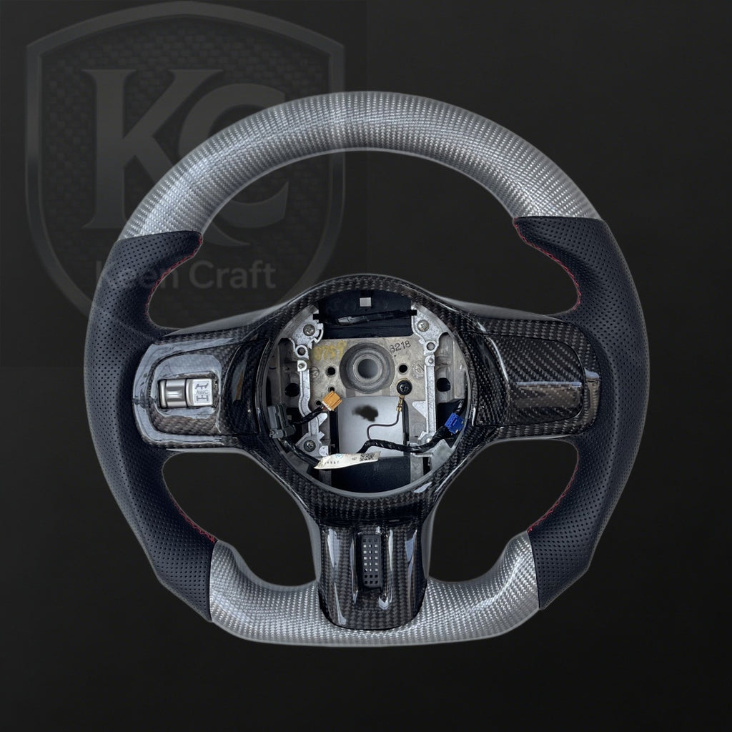 Mitsubishi Evolution 2008-2015 EVO X/Lancer Carbon Fiber Steering Wheel | Keen Craft