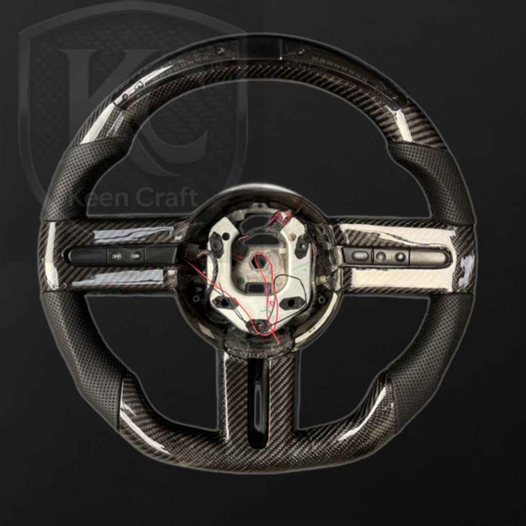 Ford 2005-2009 Mustang Carbon Fiber Steering Wheel | Keen Craft