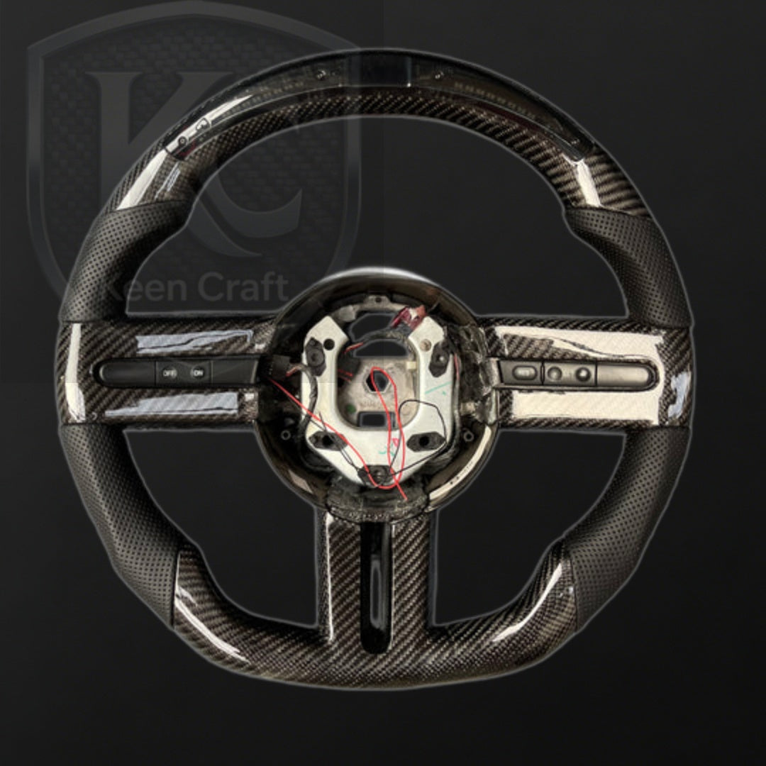 Ford 2005-2009 Mustang Carbon Fiber Steering Wheel | Keen Craft