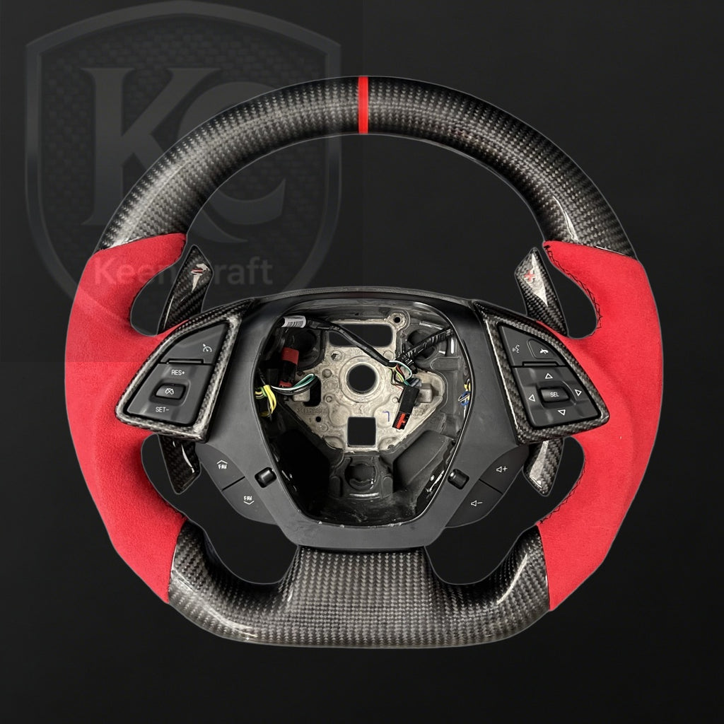 Chevrolet 2016-2023 Camaro Carbon Fiber Steering Wheel | Keen Craft