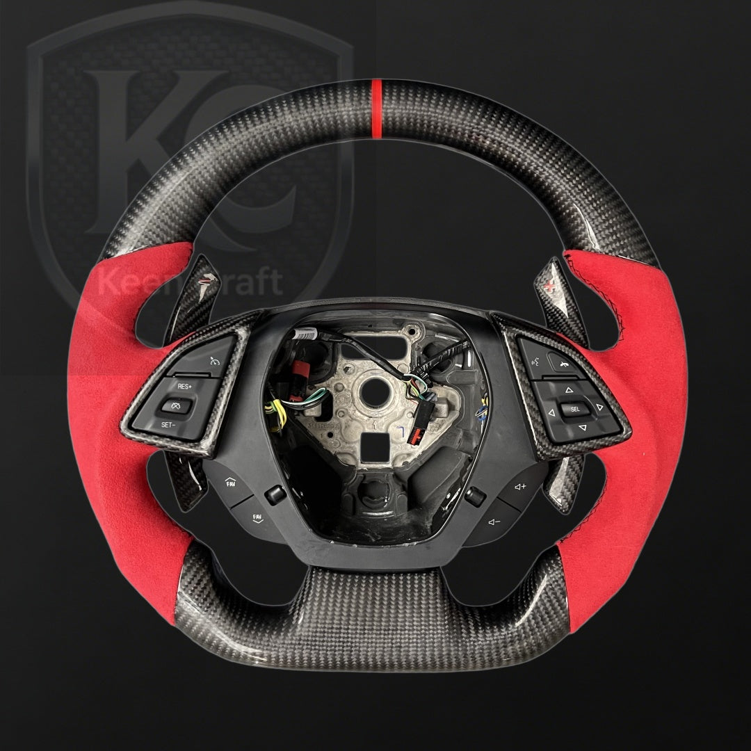 Chevrolet 2016-2023 Camaro Carbon Fiber Steering Wheel | Keen Craft