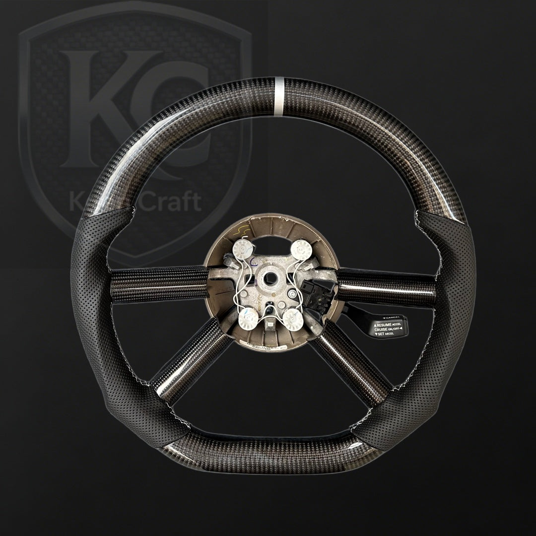 Jeep 2007-2010 Wrangler Carbon Fiber Steering Wheel | Keen Craft