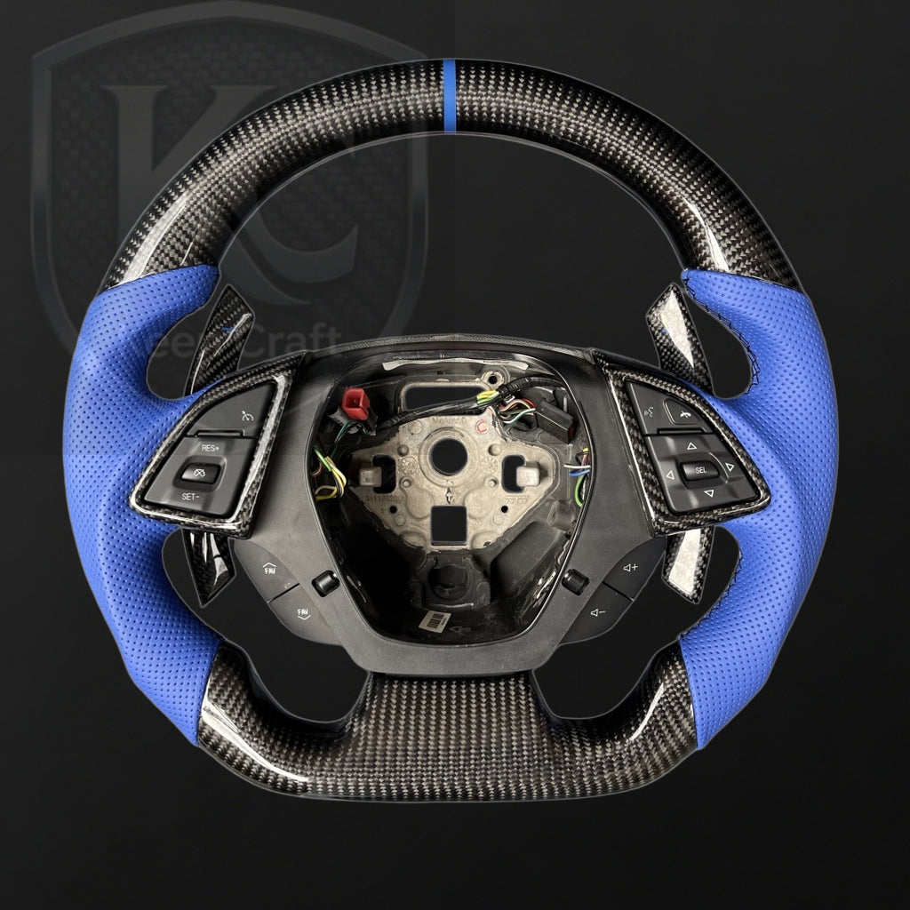 Chevrolet 2016-2023 Camaro Carbon Fiber Steering Wheel | Keen Craft
