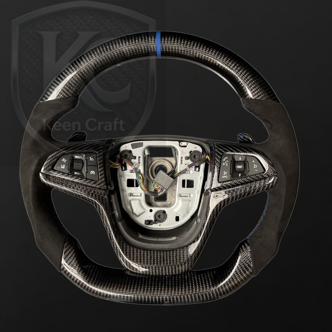 Chevrolet 2014-2017 Chevy SS Carbon Fiber Steering Wheel  | Keen Craft