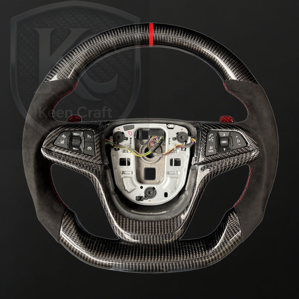 Chevrolet 2014-2017 Chevy SS Carbon Fiber Steering Wheel  | Keen Craft