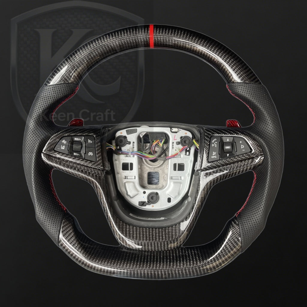 Chevrolet 2014-2017 Chevy SS Carbon Fiber Steering Wheel  | Keen Craft