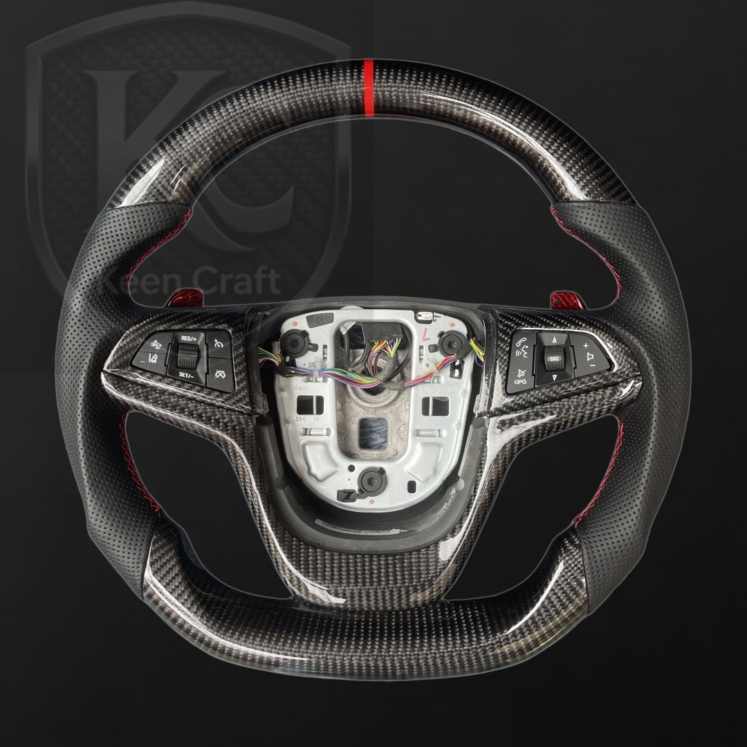 Chevrolet 2014-2017 Chevy SS Carbon Fiber Steering Wheel  | Keen Craft