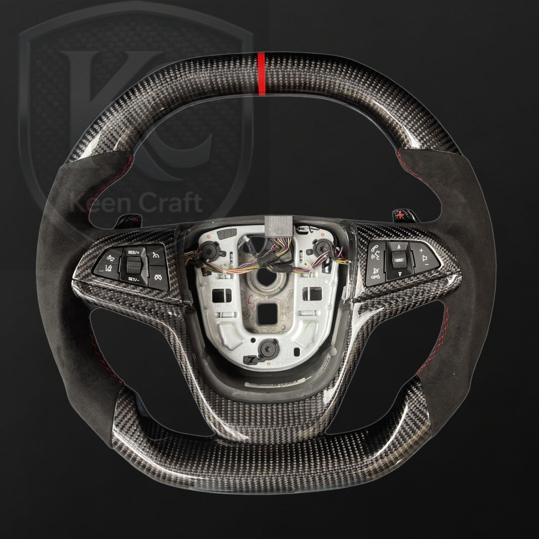 Chevrolet 2014-2017 Chevy SS Carbon Fiber Steering Wheel  | Keen Craft
