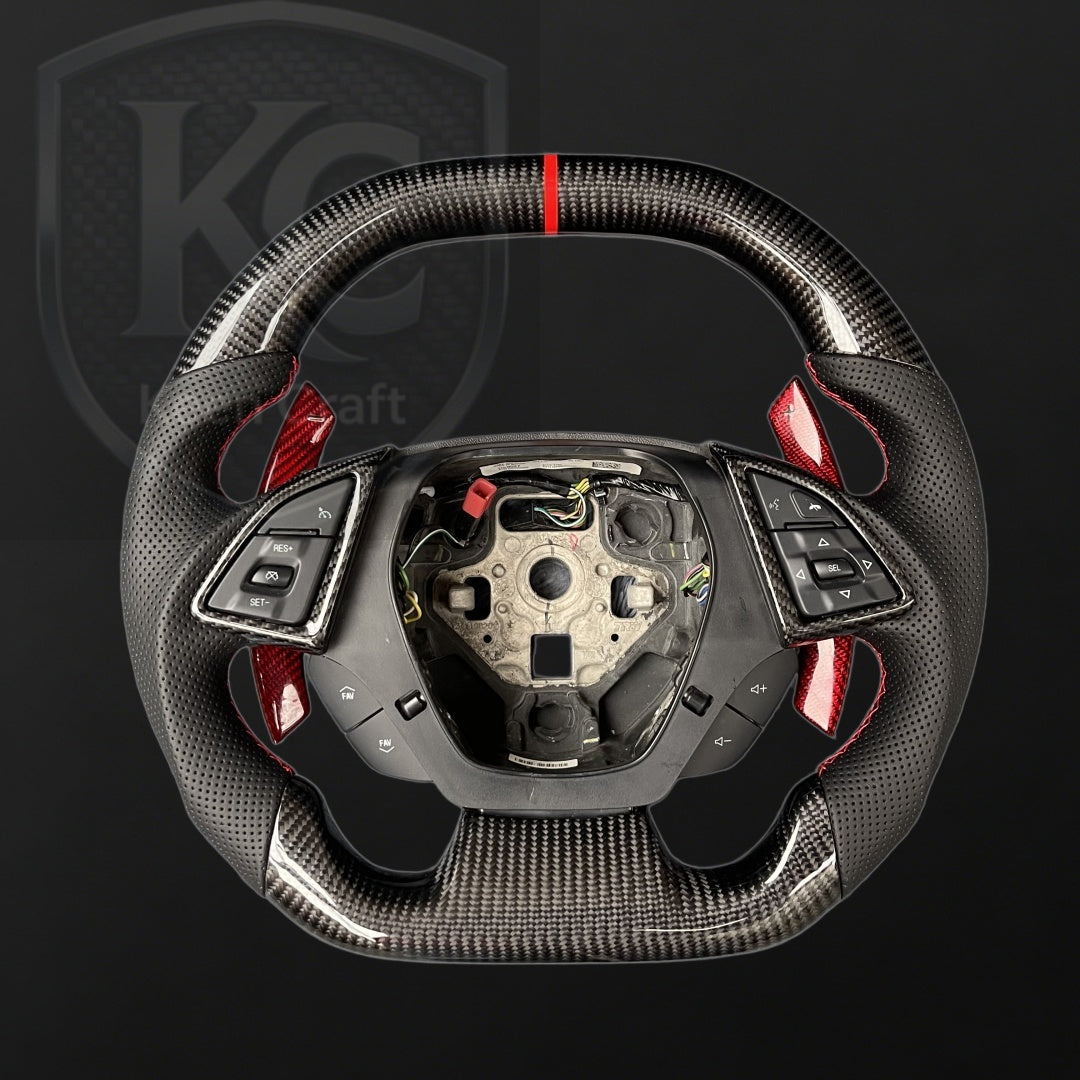 Chevrolet 2016-2023 Camaro Carbon Fiber Steering Wheel | Keen Craft