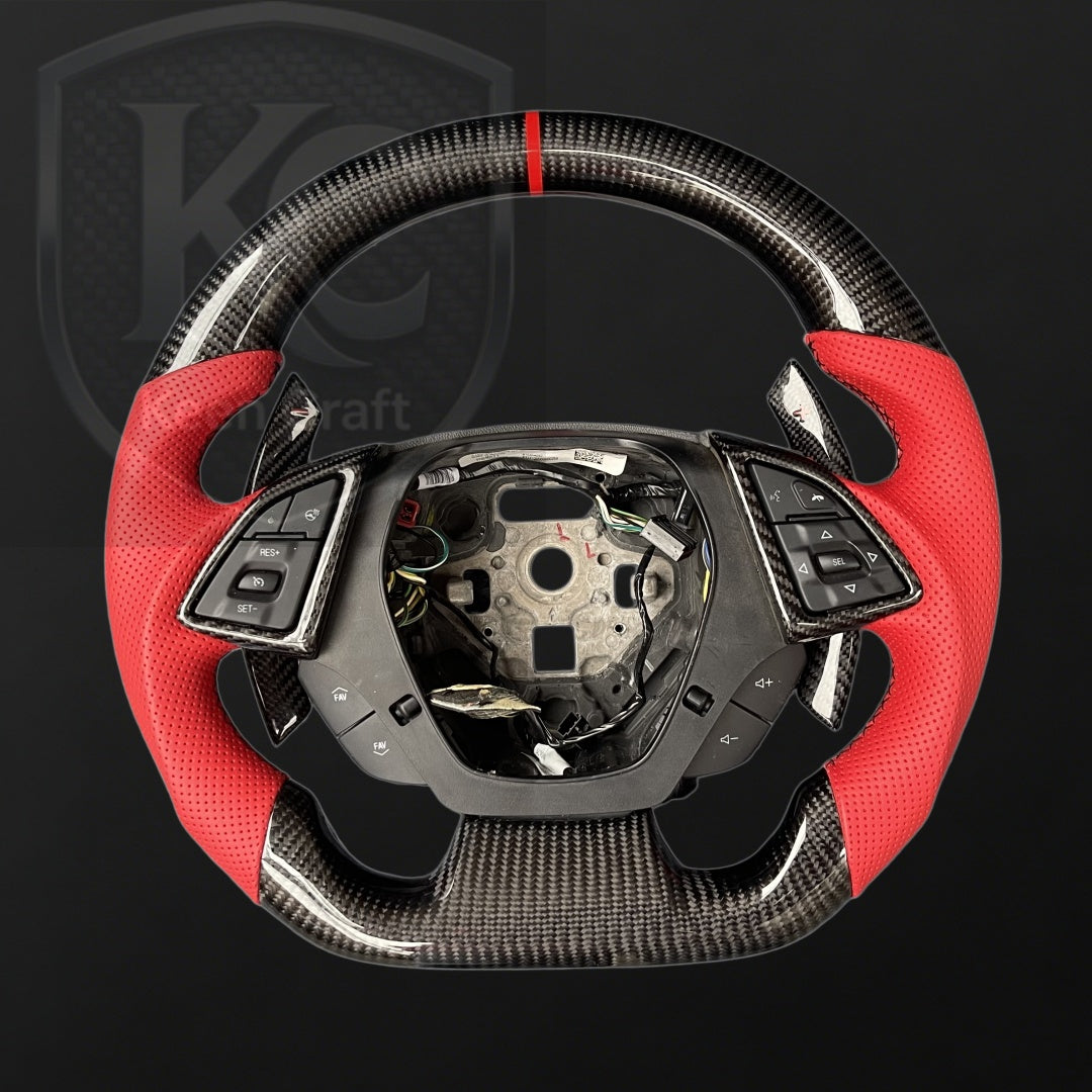 Chevrolet 2016-2023 Camaro Carbon Fiber Steering Wheel | Keen Craft