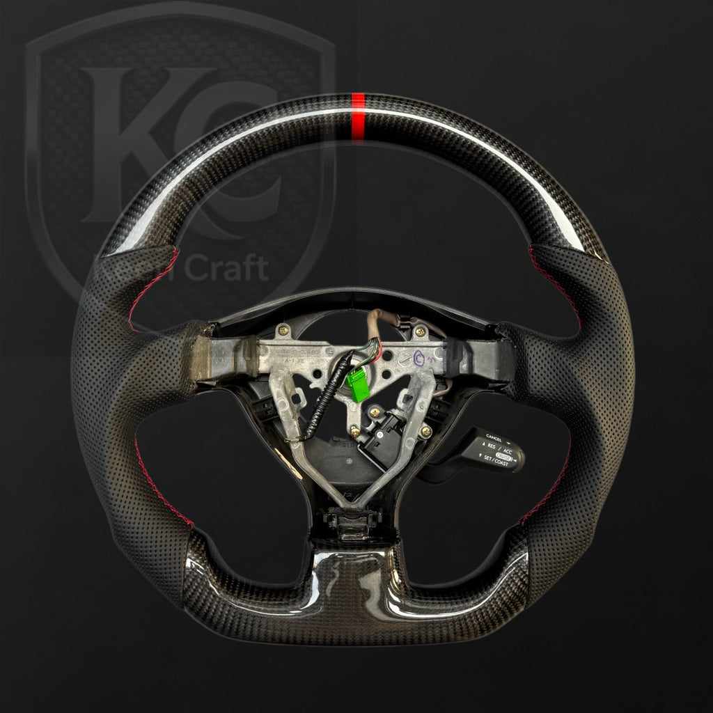 Subaru 2004-2007 WRX STI Forester Legacy Carbon Fiber Steering Wheel | Keen Craft