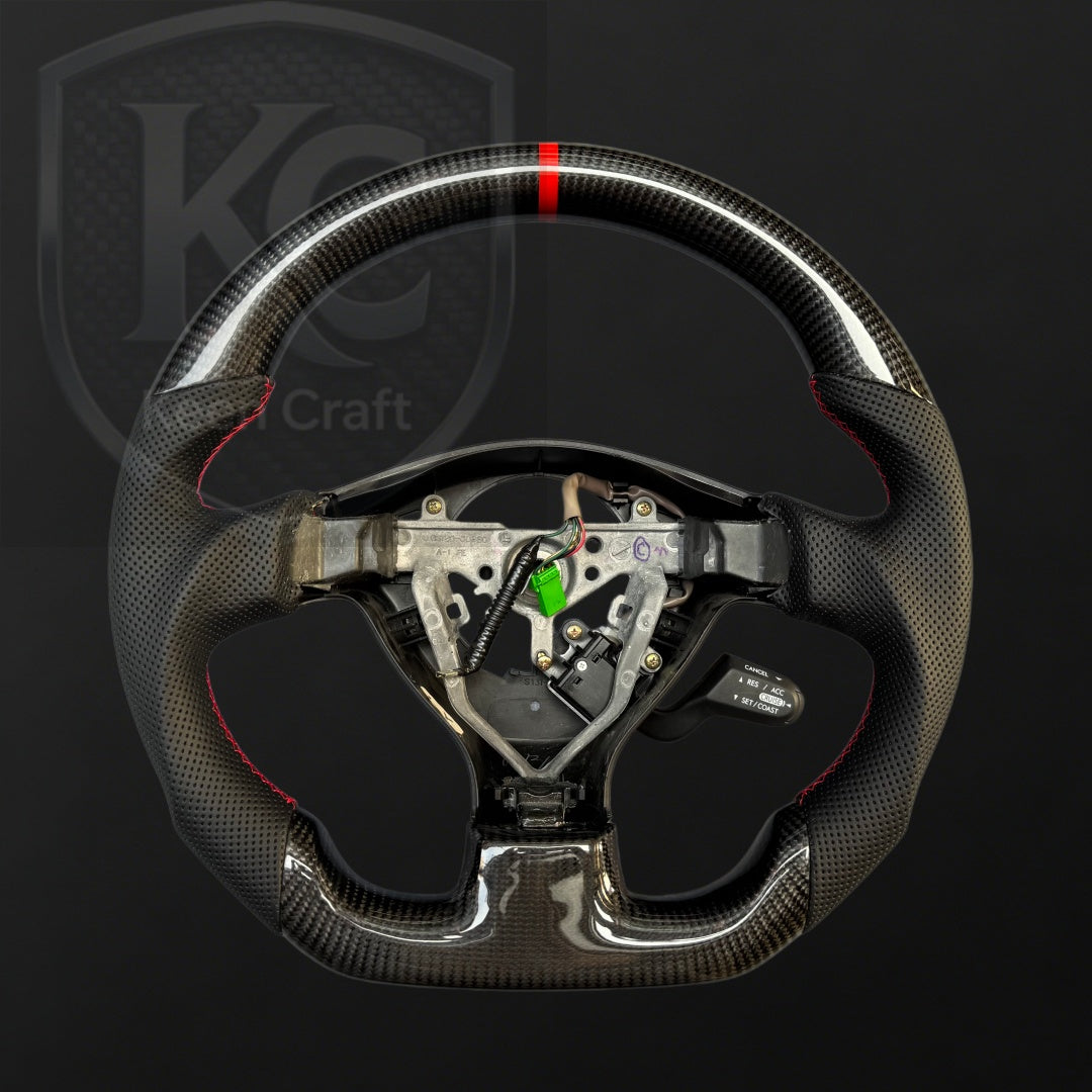 Subaru 2004-2007 WRX STI Forester Legacy Carbon Fiber Steering Wheel | Keen Craft