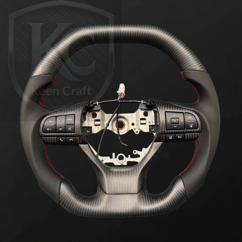 Lexus 2016-2022 RX350 450h / ES350 ES300/ GS350 GS450 / LX570 / GX460 / GS300 GS200T Carbon Fiber Steering Wheel | Keen Craft
