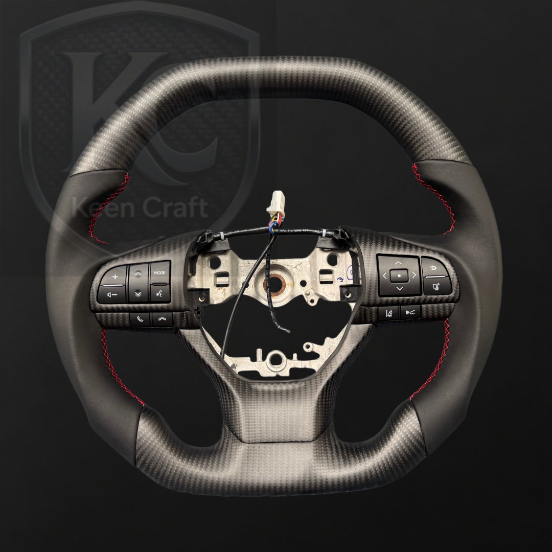 Lexus 2016-2022 RX350 450h / ES350 ES300/ GS350 GS450 / LX570 / GX460 / GS300 GS200T Carbon Fiber Steering Wheel | Keen Craft